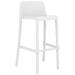 Latitude Run® Plain Outdoor 29" Patio Barstool Plastic in White | 38 H x 20 W x 20 D in | Wayfair 52CDE27D7438400A844EC92BBB0B976E