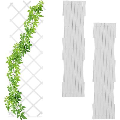 Rankgitter, 3er Set, ausziehbar, Rankhilfe Kletterpflanzen, Garten, Balkon, Terrasse, 180 cm, Image