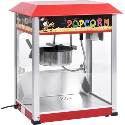 Vidaxl - Popcornmaschine mit Teflon-Kochtopf 1400 w Rot