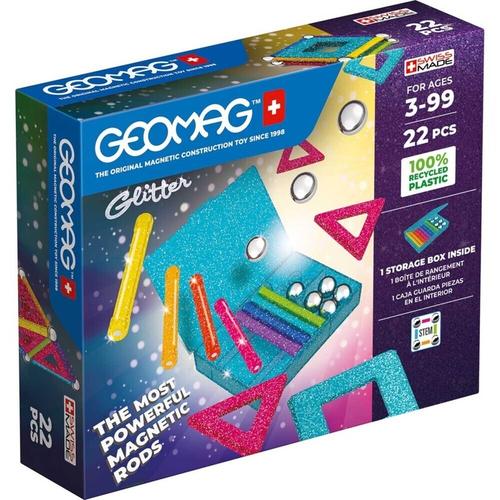 GEOMAG GLITTER RECYCLED - 22 TEILE