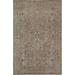 Over-dyed Geometric Tabriz Persian Area Rug Hand-knotted Wool Carpet - 6'7" x 9'7"