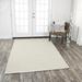 Alora Decor Emerson Neutral Ivory Diamond Hand-tufted Wool Rug