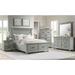 Picket House Furnishings Brooks Queen Platform Storage 3PC Bedroom Set in Grey