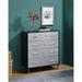 Myles Wooden Chest with Metal Legs and 4 Drawers-32"L x 16"W