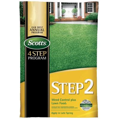 ScottsA 23616 StepA 2 Weed & Feed Control Plus Lawn Food, 5000 Sq.Ft