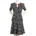 Kate Spade Dresses | Kate Spade Garance Dor Melanie 100% Silk Dress, Size 4 | Color: Black/Red | Size: 4
