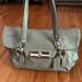 Coach Bags | Beautiful Buttery Leather Dove Grey Coach Purse With Teal Satin Lining | Color: Gray | Size: Os