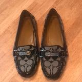 Coach Shoes | Coach Felisha Loafer. Size 8. Black And Gray With Coach Logo. | Color: Black/Gray | Size: 8