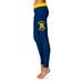 Women's Navy Rochester Yellow Jackets Solid Yoga Leggings