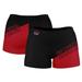 Women's Black Saint Joseph's Hawks Plus Size Color Block Shorts