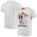 Men's Homage Javier Baez Heathered Gray Detroit Tigers Caricature Tri-Blend T-Shirt