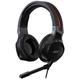 Acer Nitro Gaming Headset (anpassbares Kopfband, omnidirektionales Mikrofon, 100 dB Empfindlichkeit) schwarz-rot