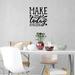 VWAQ Make Today Amazing Inspirational Wall Decal Vinyl in Black | 18 H x 17 W in | Wayfair MTA_18X17_BLACK