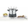 Fo 2470 Set fonduta 1,4 l da 1500 Watt, Kit fonduta elettrica con 8 forchette colorate, Set fondue