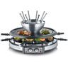 SEVERIN Grill/Raclette/Fonduta 8 Padellini, 2 Elementi Riscaldanti Regolabili Separatamente,