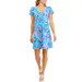 Lilly Pulitzer® Women's Etta V-Neck Dress, Blue, XS