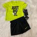 Nike Matching Sets | Boy’s Nike Short Set | Color: Black/Yellow | Size: Various