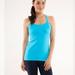 Lululemon Athletica Tops | Lululemon Sz 6 Scoop Me Up Tank Spry Blue Athletic Top Bra | Color: Blue | Size: 6