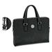 Women's Black Ball State Cardinals Leather Briefcase
