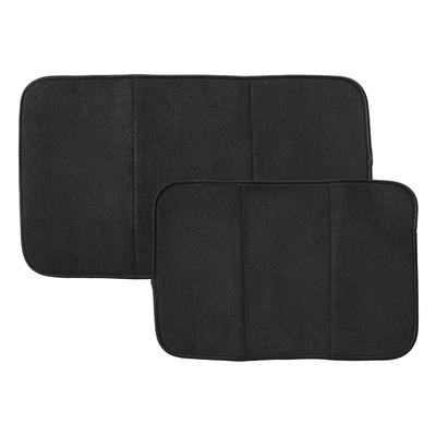 Dish Drying Mats, Set Of 2 by T-fal in Black