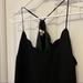 J. Crew Tops | J. Crew Scallop Neckline Black Tank - Nwot | Color: Black | Size: 10