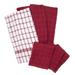 Terry Kitchen Towels And Dish Cloths, Set Of 6 by RITZ in Paprika