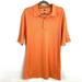 Nike Shirts | Nike Polo Shirt Mens Size Xl Orange Golf Collared Logo Short Sleeve Textured | Color: Orange | Size: Xl