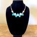 Anthropologie Jewelry | Light Blue Anthropologie Necklace | Color: Blue/Silver | Size: Os