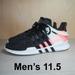 Adidas Shoes | Adidas Eqt Support Adv Primeknit "Turbo" Men 11.5 | Color: Black/Pink | Size: 11.5