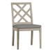 Summer Classics Haley Patio Dining Side Chair w/ Cushions Wood in Brown | 36.25 H x 20.75 W x 24.75 D in | Wayfair 294727+C265750W750
