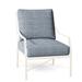 Summer Classics Monaco Outdoor Arm Chair w/ Cushions in White | 36.75 H x 26 W x 34 D in | Wayfair 342394+C365H4326N