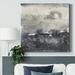 Orren Ellis Salted Horizon I-Premium Gallery Wrapped Canvas - Ready To Hang Canvas, Solid Wood in Black/White | 10 H x 10 W in | Wayfair