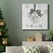 The Holiday Aisle® Joy Ornament-Premium Gallery Wrapped Canvas - Ready To Hang Metal in Black/Blue/Green | 32 H x 32 W x 1 D in | Wayfair