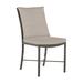 Summer Classics Monaco Patio Dining Side Chair w/ Cushions in Gray | 36.5 H x 19.5 W x 25 D in | Wayfair 342131+C3876101N