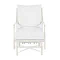 Summer Classics Monaco Patio Chair w/ Cushions in White | 36.75 H x 26 W x 34.25 D in | Wayfair 342594+C389H4240W4240