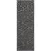 Gray 4' x 14' Area Rug - Latitude Run® Glensperth Indoor Outdoor Custom Size Area Rugs Made In USA Pattern Geometrical, Area Rugs Nylon | Wayfair