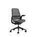 Steelcase Series 1 Task Chair Upholstered/Mesh in Black | 41.25 H x 23.5 W x 27 D in | Wayfair SX60469C76P8C02LWK