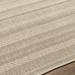 Brown 85 x 85 x 0 in Area Rug - Wade Logan® Carllene Bellino Striped Tan Indoor/Outdoor Area Rug, Polypropylene | 85 H x 85 W x 0 D in | Wayfair