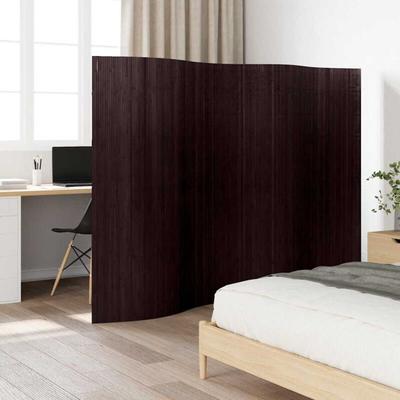 Raumteiler Bambus Dunkelbraun 250x165 cm - Vidaxl Image