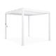 Pergola bioclimatique aluminium blanc 3x3 m