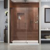 Dreamline Elegance 49-1/4 - 51-1/4 Inch W x 72 Inch H Frameless Pivot Shower Door in Oil Rubbed Bronze SHDR-4149720-06