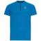 ODLO Herren T-shirt s/s 1/2 zip AXALP TRAI, Größe S in indigo bunting - blue wing tea