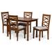 Mirna Modern and Contemporary 5-Piece Dining Set