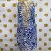 Lilly Pulitzer Dresses | Htf, Lilly Pulitzer Carlotta Stretch Shift Indigo Home Slice, Size 2, Mint! | Color: Blue/White | Size: 2