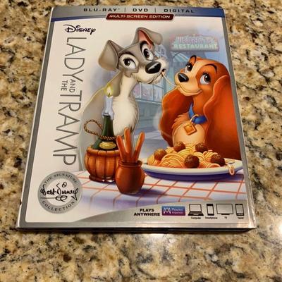Disney Media | Lady And The Tramp Blu-Ray And Dvd | Color: Gray/White | Size: Os