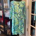 Lilly Pulitzer Dresses | Lilly Pulitzer Dress, Size Large, Blue And Green Pattern | Color: Blue/Green | Size: L