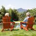 Rosecliff Heights HDPE Plastic/Resin Folding Lightweight Adirondack Chair in Orange | 35.6 H x 27.5 W x 29.7 D in | Wayfair