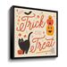 The Holiday Aisle® Trick Or Treat II Gallery Wrapped Canvas in Black/Green/Orange | 24 H x 24 W x 2 D in | Wayfair 819AB8A677824C7A9D461CB9B3C0FE0F