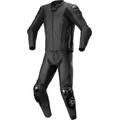 Alpinestars Missile V2 Tuta in pelle della moto a due pezzi, nero, dimensione 56