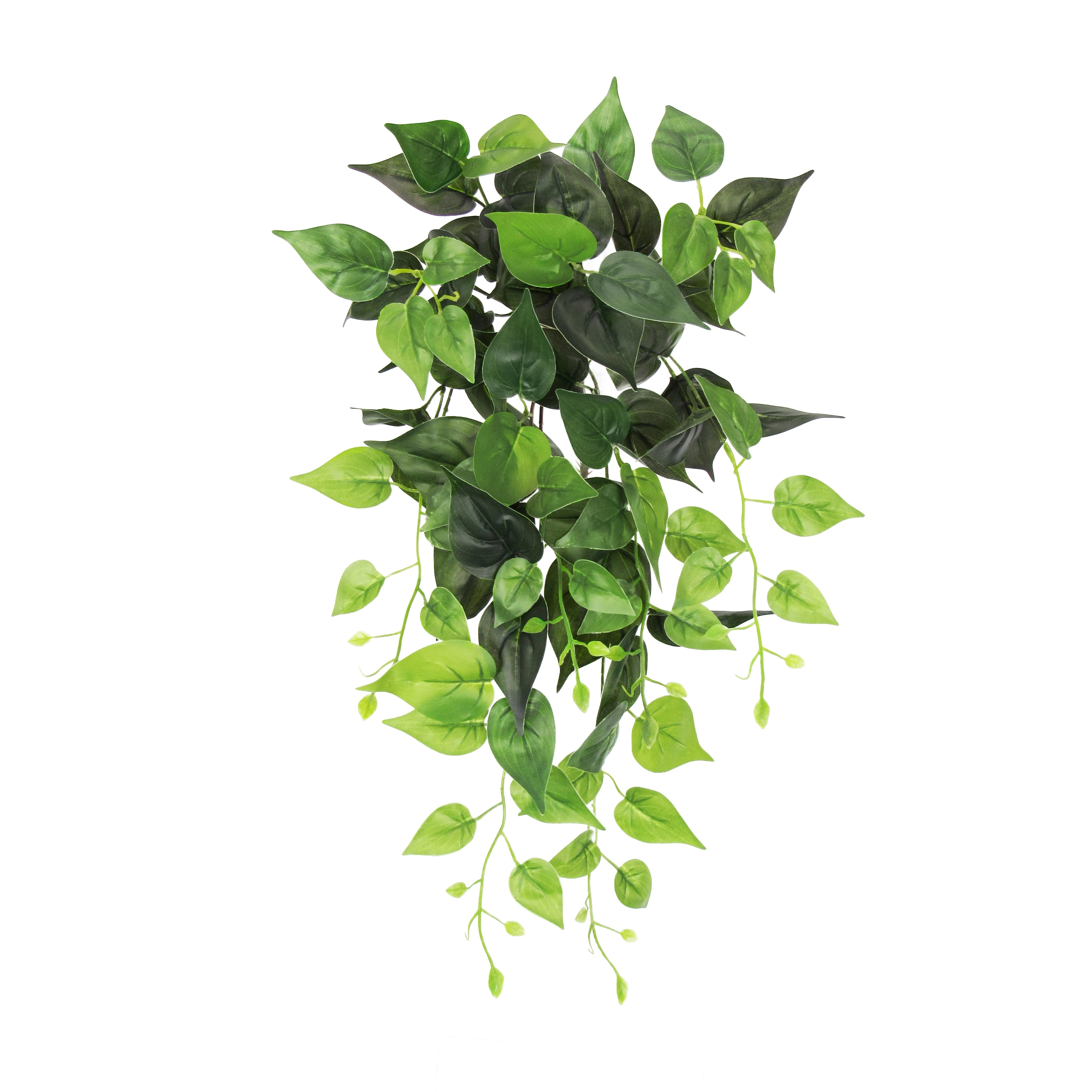 Artificial Philodendron Ivy Leaf Vine Hanging Plant Greenery Foliage Bush 24in - 24